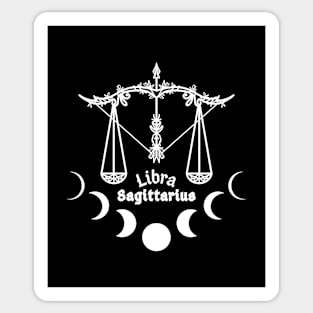 Libra & Sagittarius Sticker